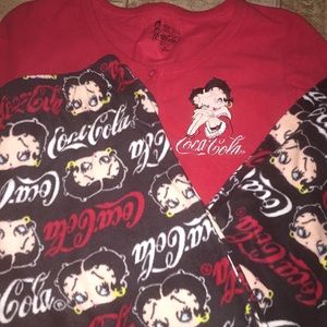 Betty Boop Coca Cola Pajama Set